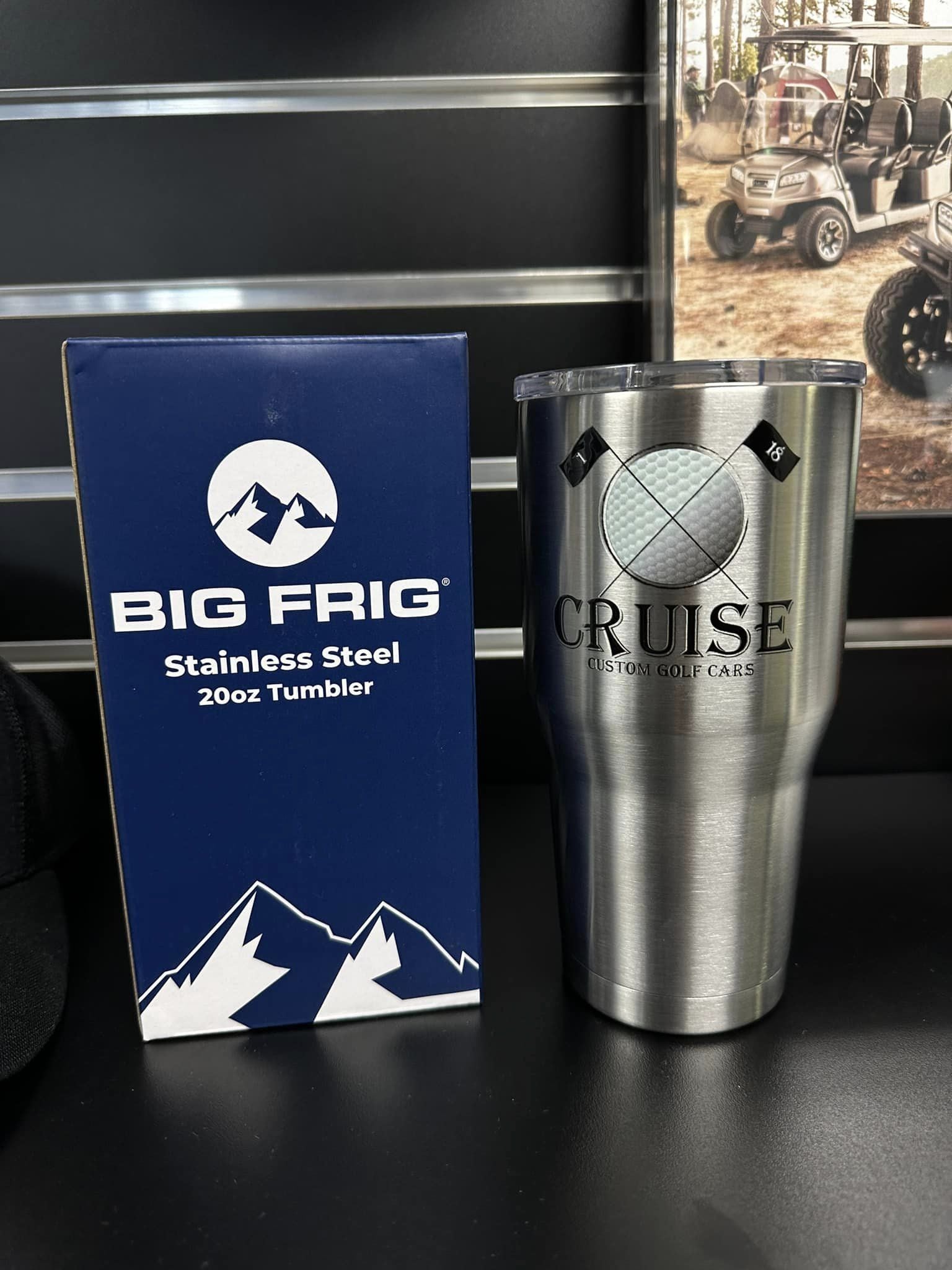 Big Frig Cooler and Tumblers