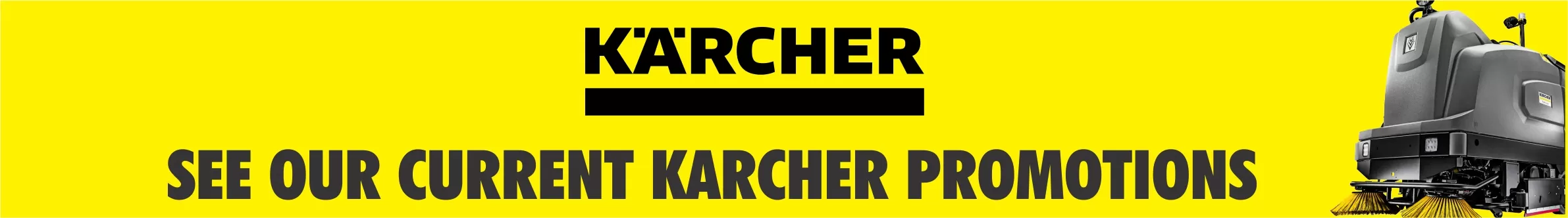 Karcher Floor Sweepers and Scrubbers Current Promotions