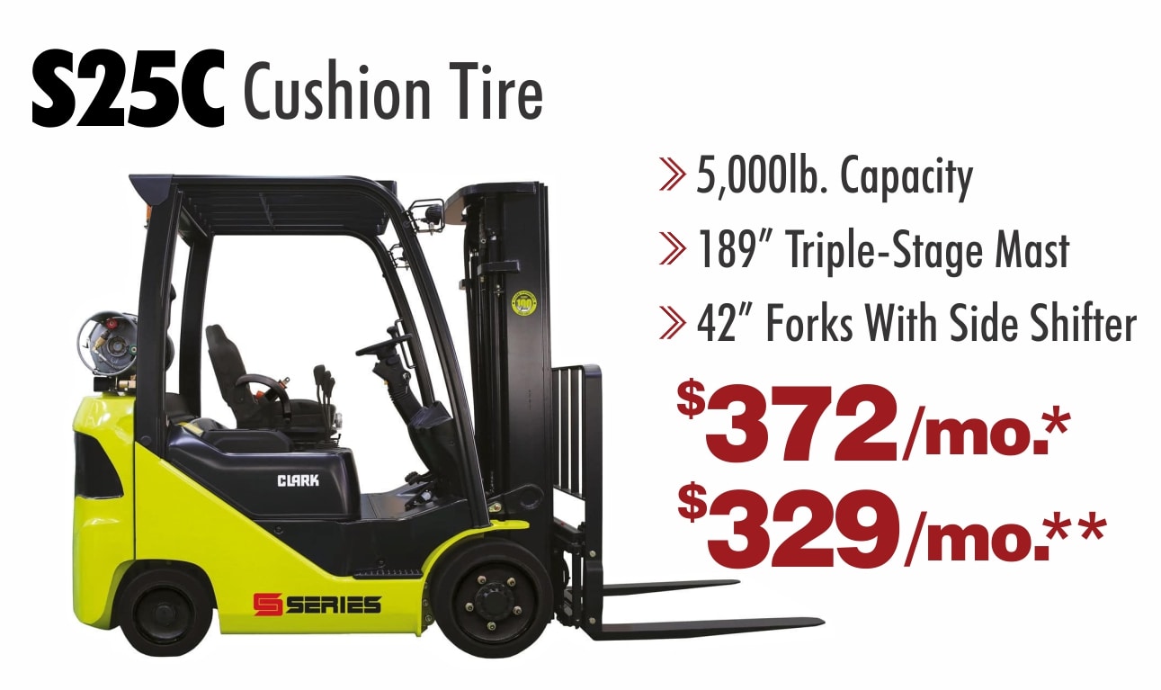 New Forklift Specials West Virginia and Delaware from Alliance Material