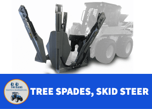 Baumalight tree spades skid steer