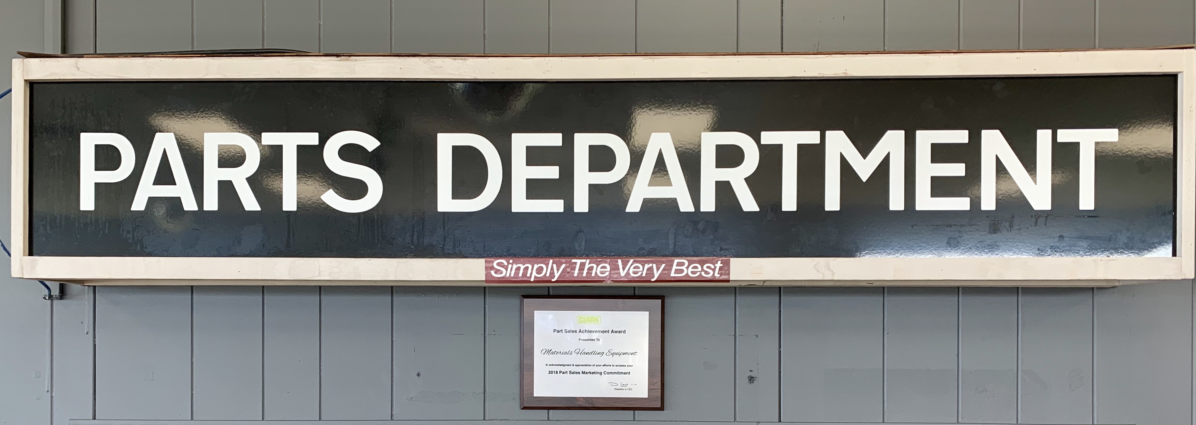 Parts Request Materials Handling Equipment