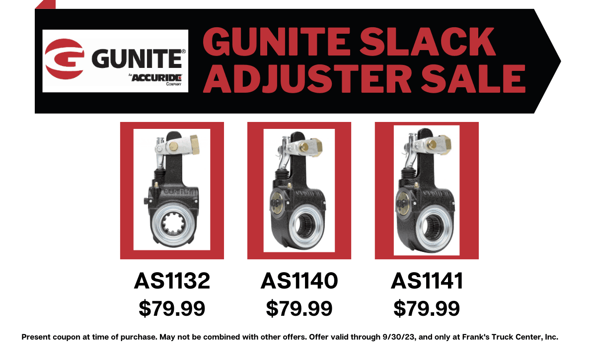 Commercial Truck Parts Specials Frank's New Jersey & NY