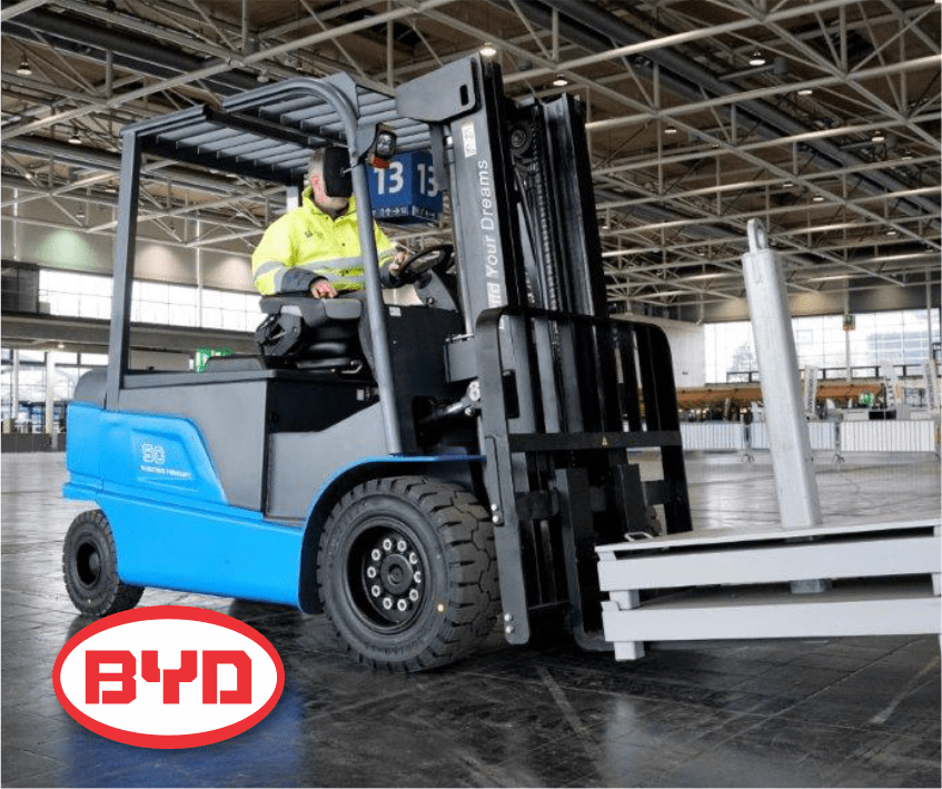 BYD Forklift Banner