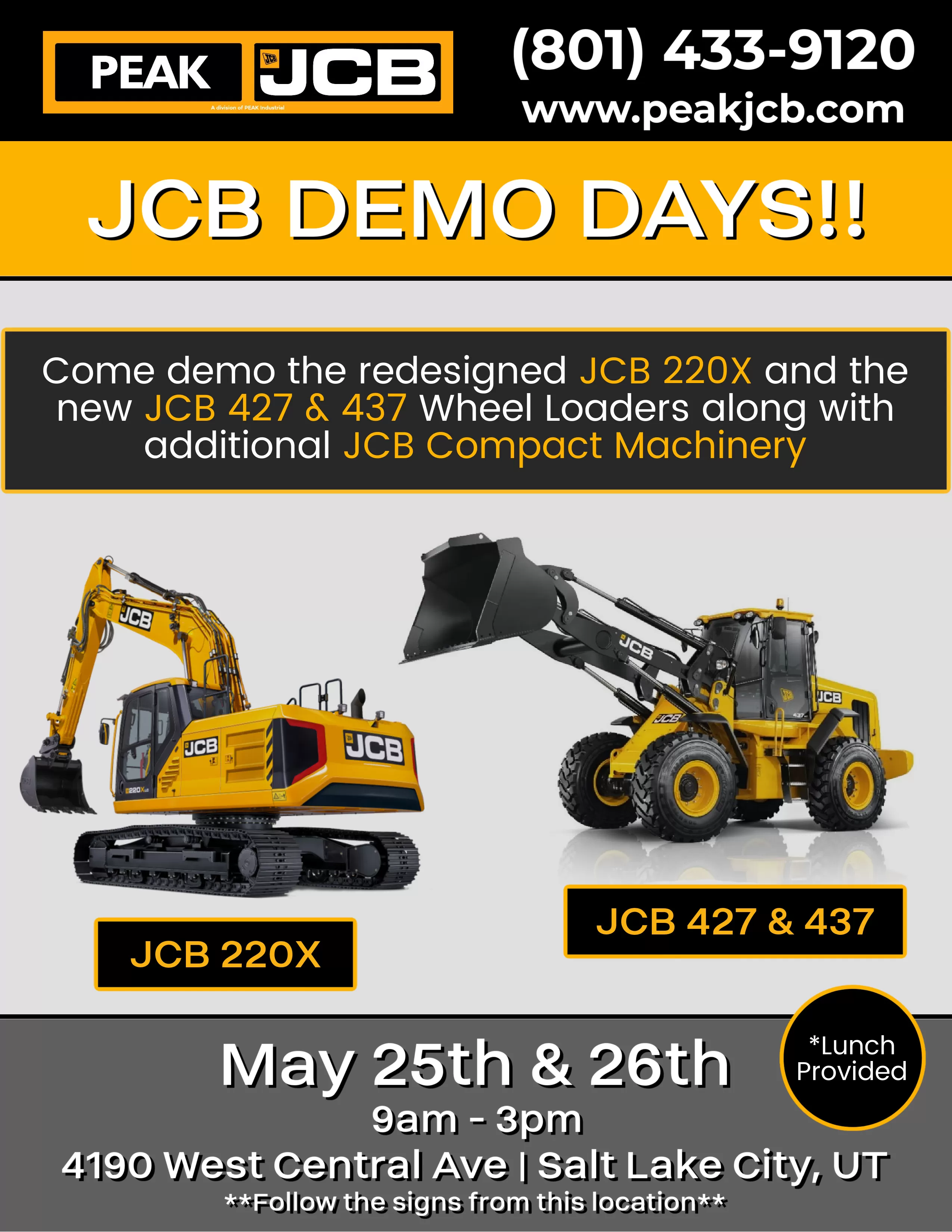 Peak JCB - Salt Lake City — Diesel repair shop in West Valley City, Utah