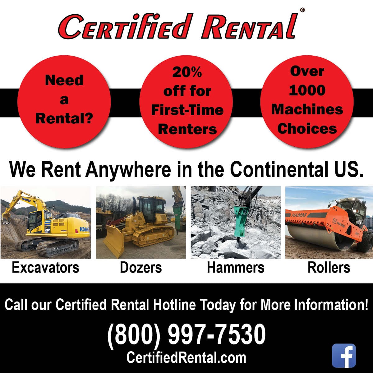 Manufacturer promotions available at Certified Rental